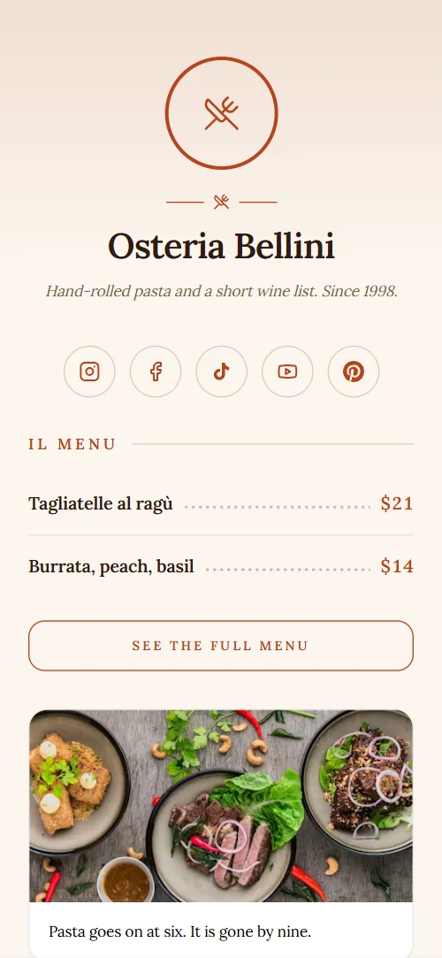 Trattoria